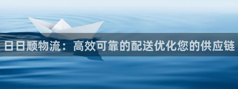 28圈注册号：日日顺物流：高效可靠的