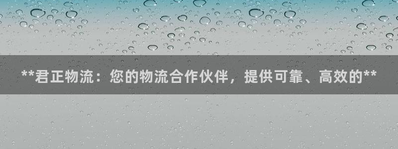 28圈注册网站链接：**君正物流：您