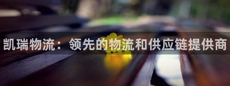 28圈在线预测：凯瑞物流：领先的物流