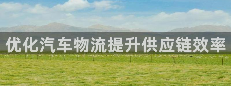 28圈官网开奖结果预测：优化汽车物流