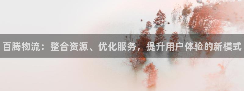 28圈官方版网站：百腾物流：整合资源